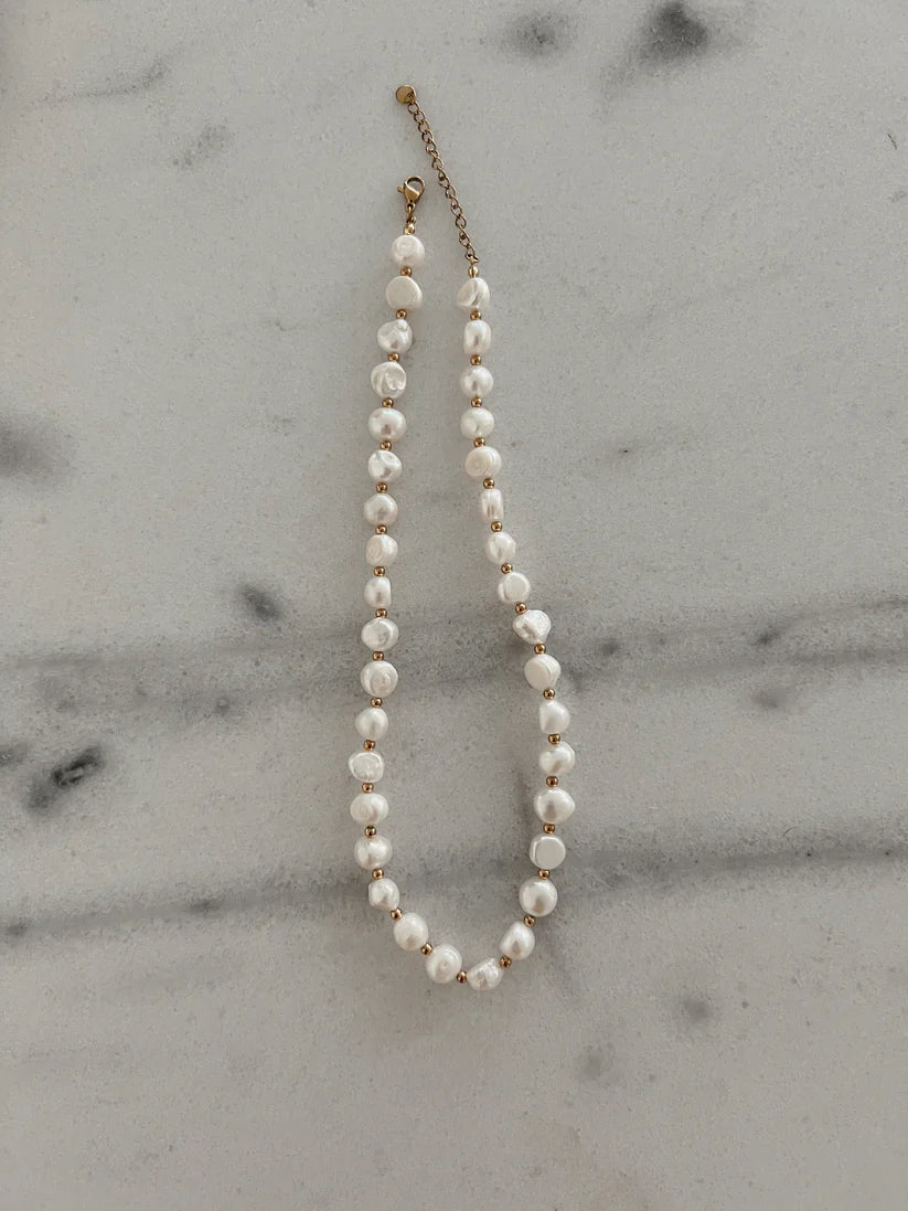 Gia Glam Pearl Necklace - Be You Boutique